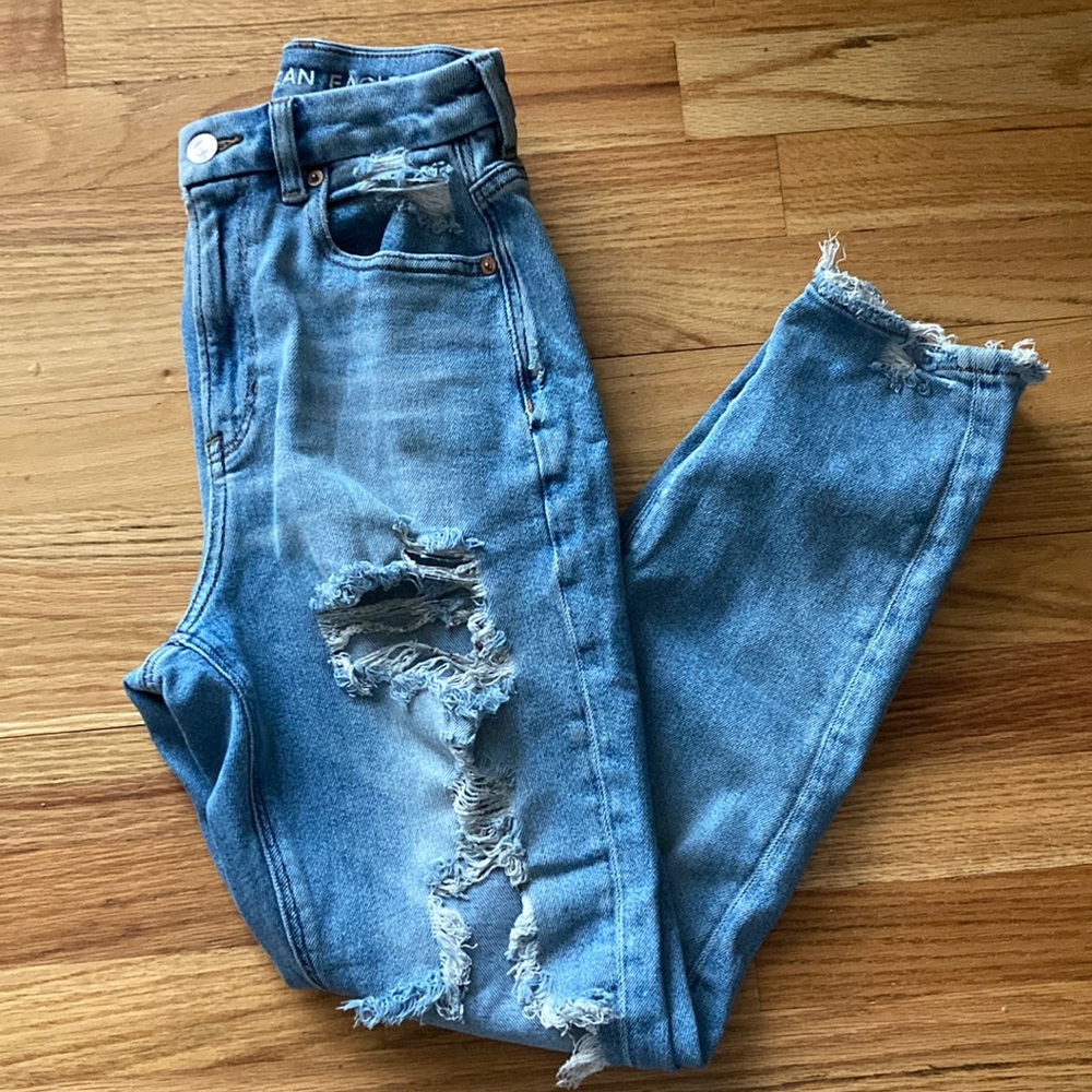 American Eagle Curvy mom jeans